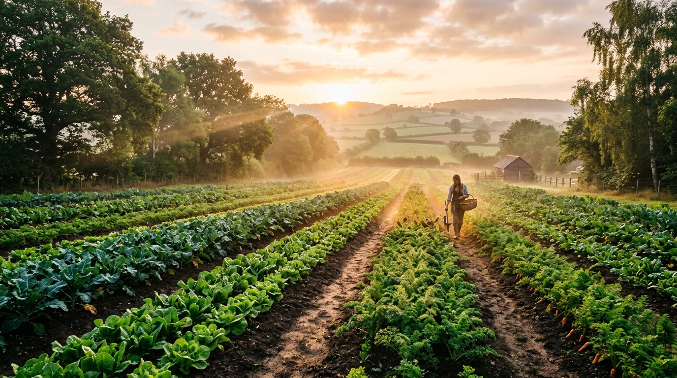 bagichaFRESH farm sunrise morning harvest